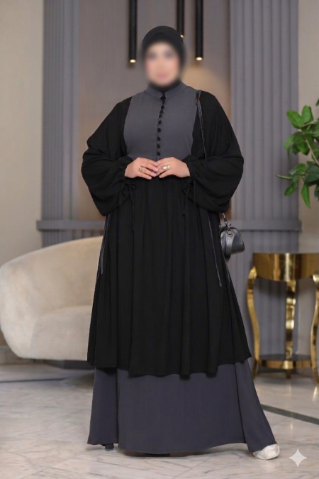 رمادي ف اسود