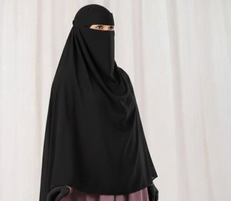 طقم ماليزي شال مستطيل مع تندا عادي غير مقوى